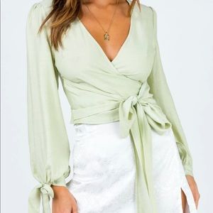 Green Princess Polly Blouse